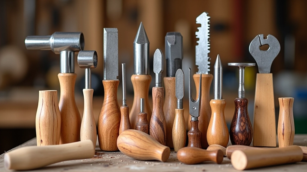 Collection of essential hand tools for beginner woodworkers