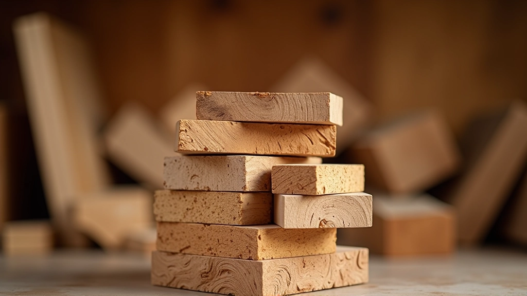 Stack of quality Baltic timber and wood samples from local Lithuanian suppliers